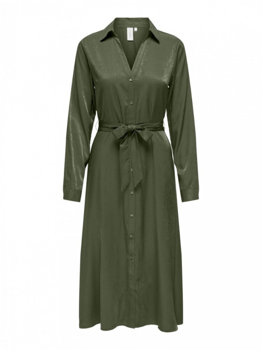 15330231 ONLMELVA LS V-NECK SHIRT DRESS BF WVN