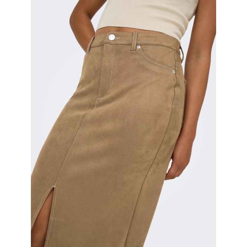 15351259 ONLSTINA MW FAUX SUEDE SKIRT CC PNT