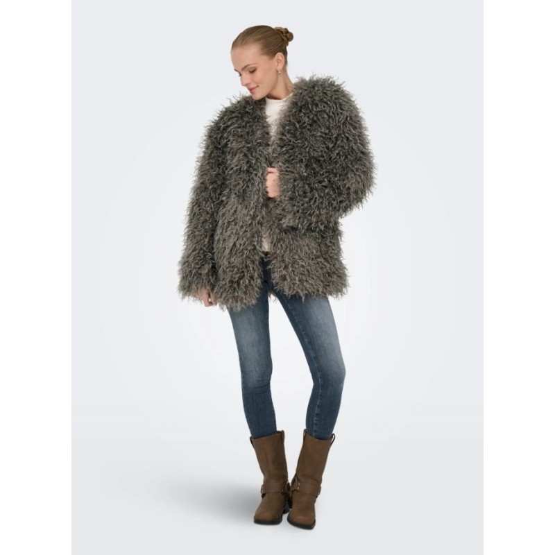 15352755 ONLBARCELONA LIFE BELT FUR COAT OTW