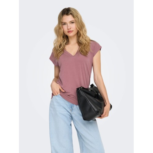 15287041 ONLFREE S/S MODAL V-NECK T