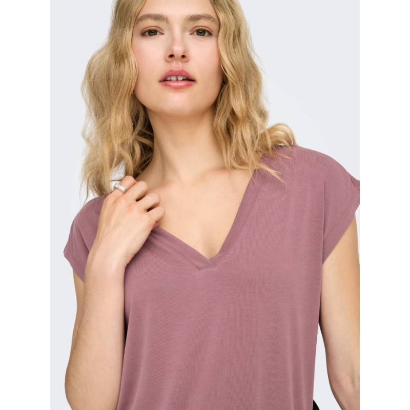 15287041 ONLFREE S/S MODAL V-NECK T