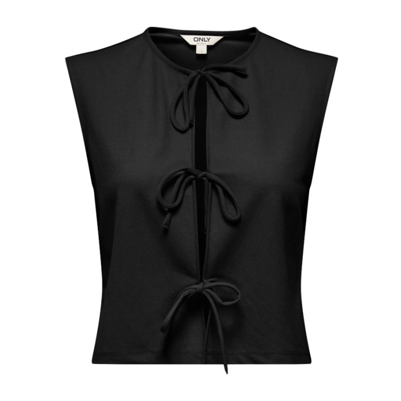 15366877 ONLSAKURA SL SHORT TIE TOP WVN