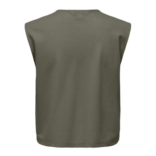 15366877 ONLSAKURA SL SHORT TIE TOP WVN