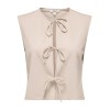 15366877 ONLSAKURA SL SHORT TIE TOP WVN