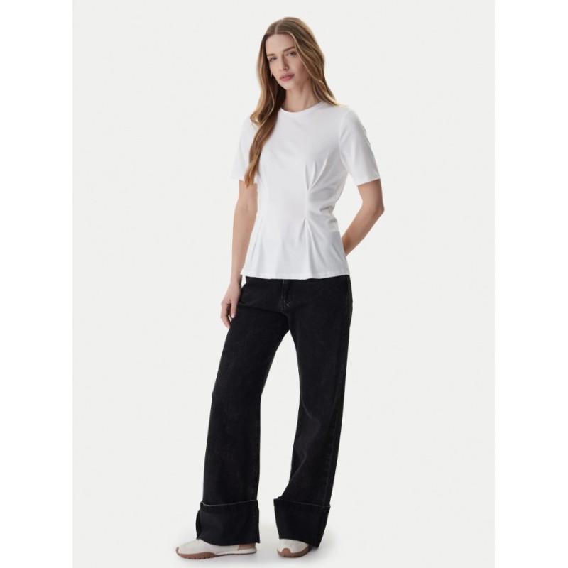 15368451 ONLELENA S/S PLEATED TOP JRS