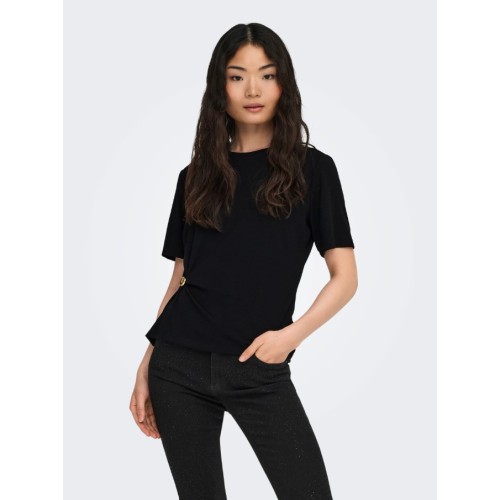 15368591 ONLELENA S/S DETAIL T-SHIRT SUB JRS