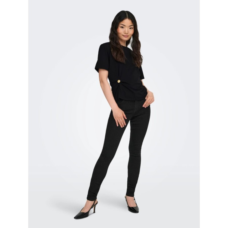 15368591 ONLELENA S/S DETAIL T-SHIRT SUB JRS