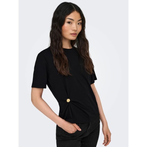 15368591 ONLELENA S/S DETAIL T-SHIRT SUB JRS