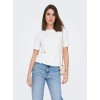 15368591 ONLELENA S/S DETAIL T-SHIRT SUB JRS