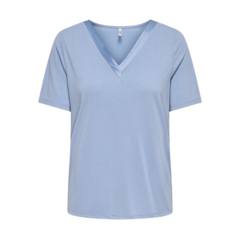 15368626 ONLFREE S/S SPLIT V-NECK TOP JRS