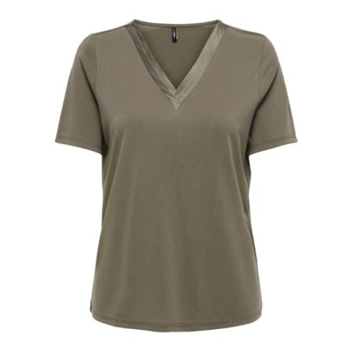15368626 ONLFREE S/S SPLIT V-NECK TOP JRS