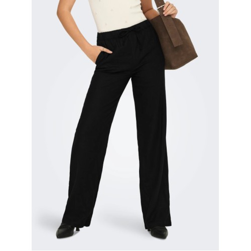 15363676 ONLGOA MW LINEN BL PULL-UP PANT CC PANT
