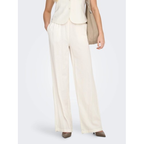 15363676 ONLGOA MW LINEN BL PULL-UP PANT CC PANT