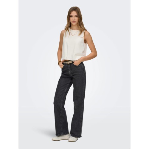 15363679 ONLGOA MW LINEN BL PULL-UP PANT CC PANT