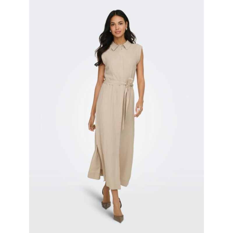 15363697 ONLGOA SL LINEN BL SHIRT DRESS CC PNT