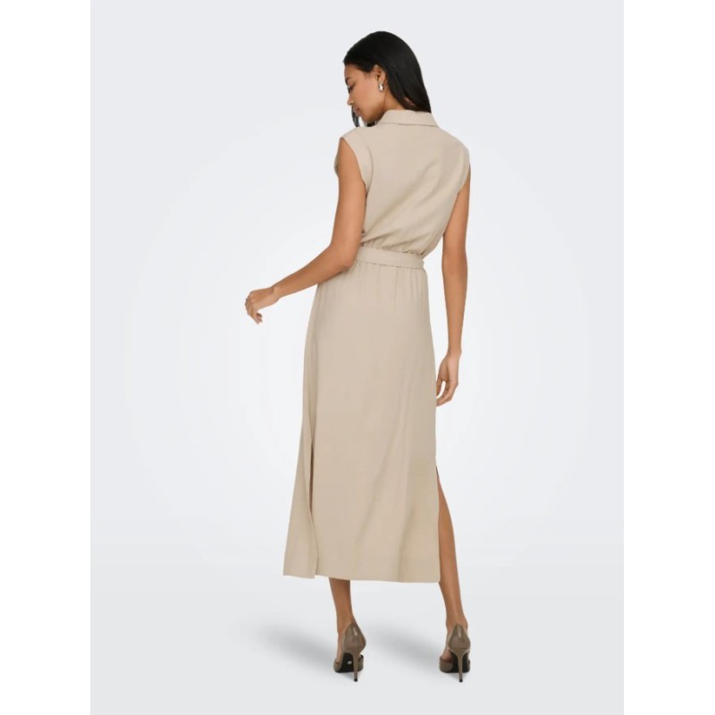 15363697 ONLGOA SL LINEN BL SHIRT DRESS CC PNT