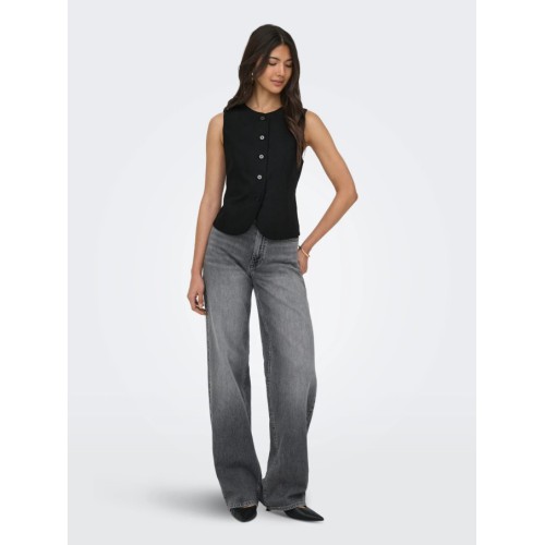 15363724 ONLGOA S/L LINEN BL WAISTCOAT CC TLR