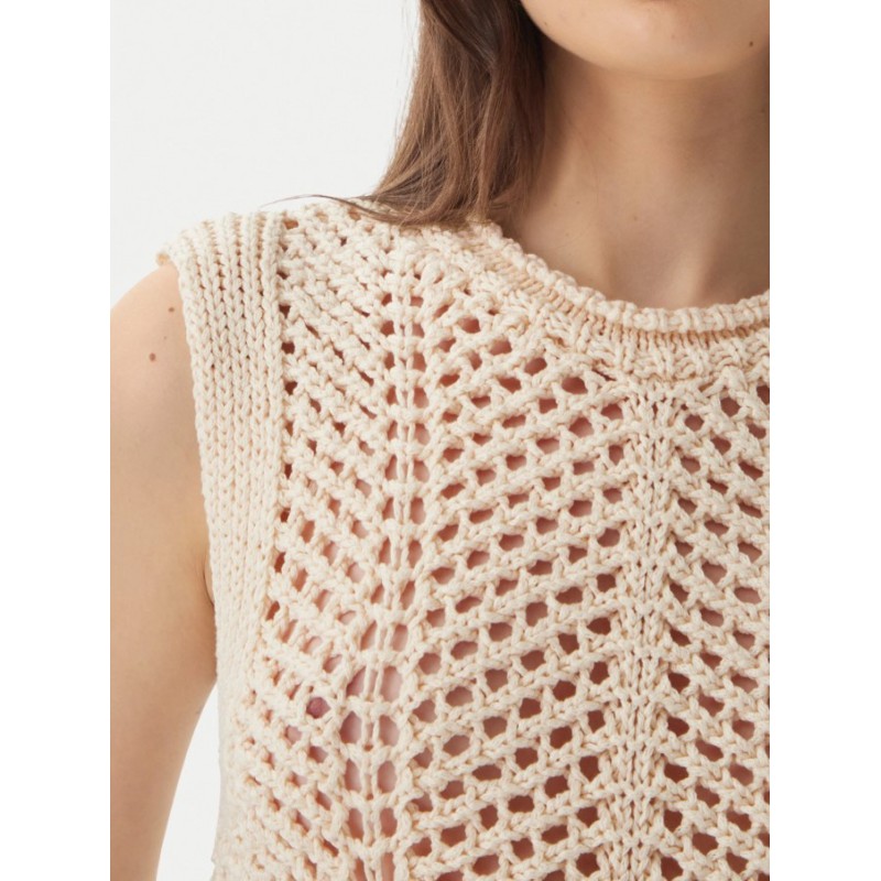 15365146 ONLKIMMIE FRINGE TOP KNT