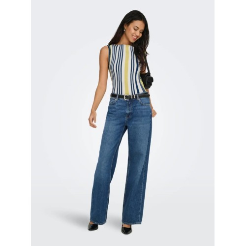 15367392 ONLCORALIE LIFE SL STRI BOATNECK KNT SUB