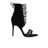 ΠΕΔΙΛΟ ΜΑΥΡΟ athena strappy women's black heeled sandals - public desire