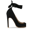 ΓΟΒΑ ΜΑΥΡΟ PUBLIC DESIRE MUSE LACE UP STILETTO COURT HEEL