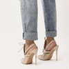ΓΟΒΑ Public Desire Italia Slingback Lace-Up ΜΠΕΖ
