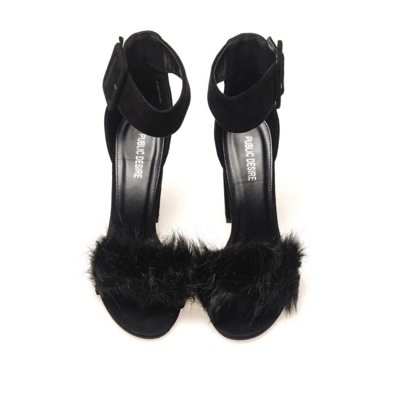 ΠΕΔΙΛΟ ΜΑΥΡΟ PUBLIC DESIRE. POWER FUR DETAIL
