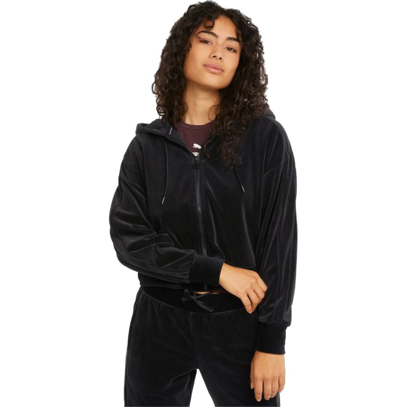 589996 01 ICONIC T7 VELOUR FULL-ZIP