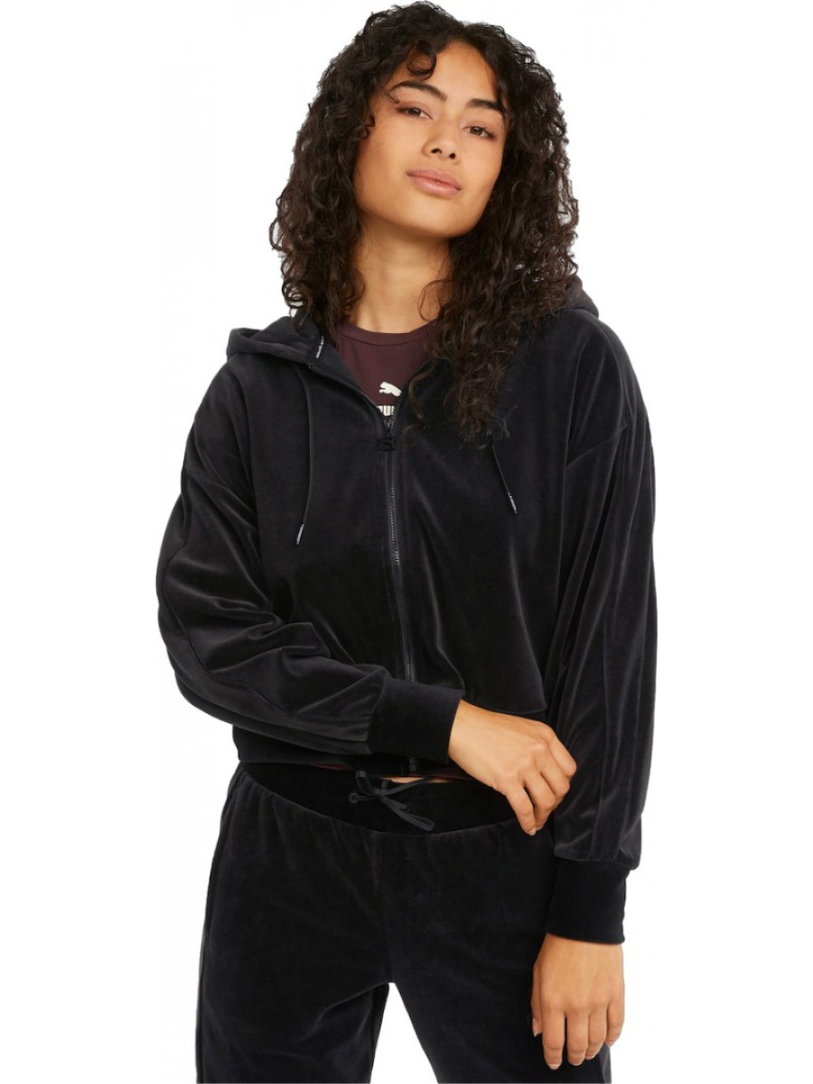 589996 01 ICONIC T7 VELOUR FULL-ZIP