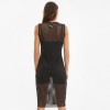 599726 01 EVIDE MESH DRES