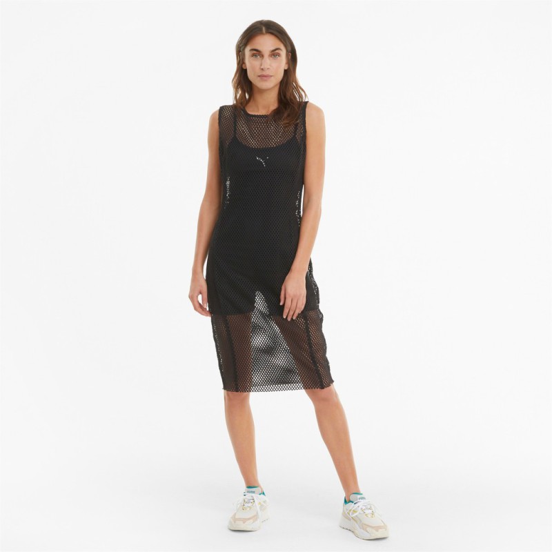 599726 01 EVIDE MESH DRES