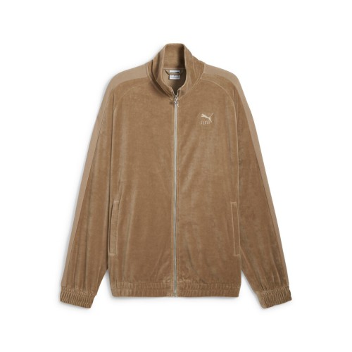 626712 67 OVERSIZED VELOUR TRACK JACKET