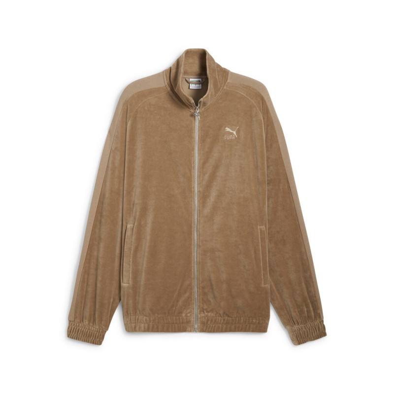 626712 67 OVERSIZED VELOUR TRACK JACKET