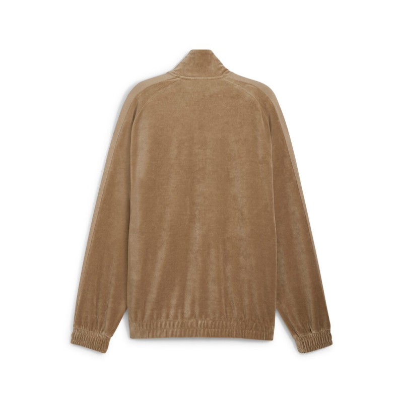 626712 67 OVERSIZED VELOUR TRACK JACKET