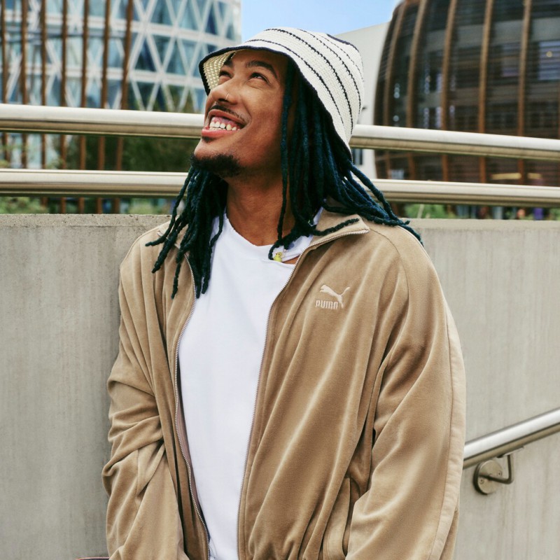 626712 67 OVERSIZED VELOUR TRACK JACKET