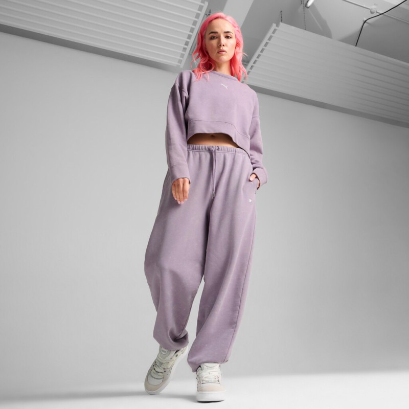 626799 30 DARE TO GYM2K RELAXED WASHED CREW TR