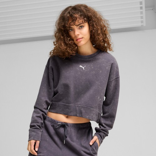 626799 69 DARE TO GYM2K RELAXED WASHED CREW TR