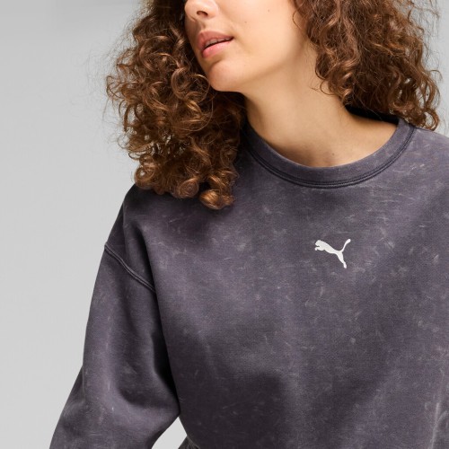 626799 69 DARE TO GYM2K RELAXED WASHED CREW TR