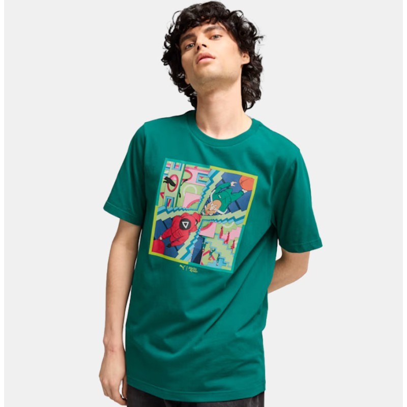 627426 86 PUMA X SQUID GAME GRAPHIC TEE