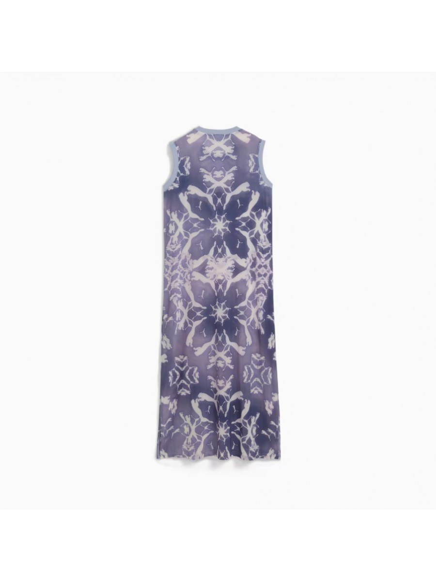 629832 47 DARE TO MESH AOP COLUMN DRESS