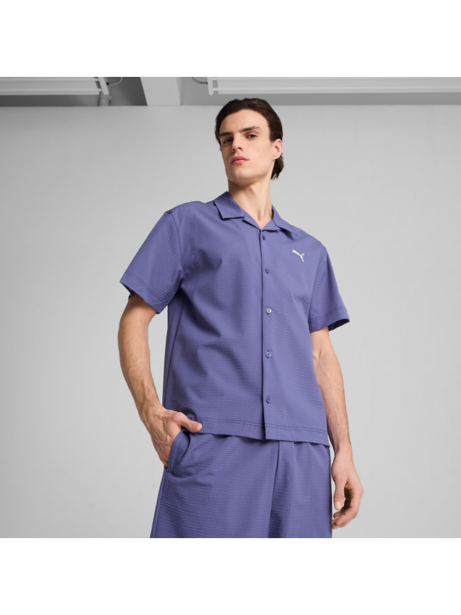 629663 46 WARDROBE ESS SEERSUCKER RELAXED SHIRT