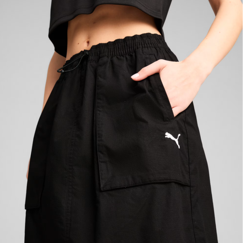 629784 01 FUTURE ARVHIVE ZIP-OFF MAXI WOVEN SKIRT