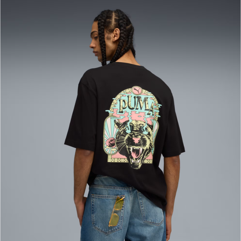 632118 01 GRAPHIC PUMA FEST BOXY TEE