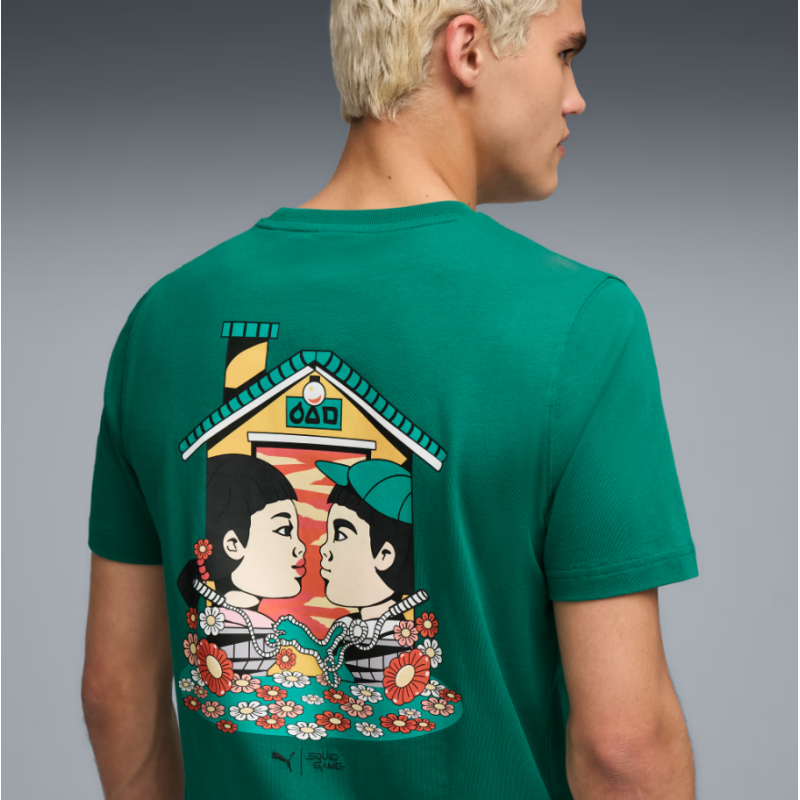 630706 74 PUMA X SQUID GAME GRAPHIC TEE