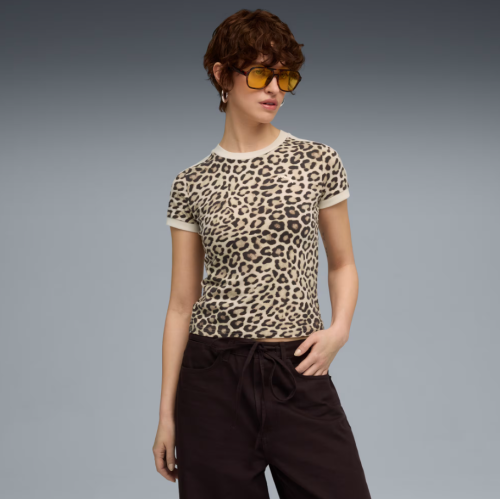 632135 91 LEO LUXE AOP SLIM TEE