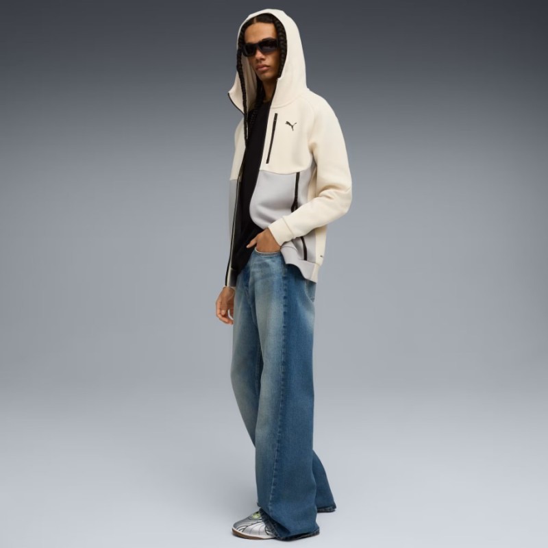 629674 91 PUMATECH FULL ZIP HOODIE DK