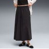 633438 01 T7 WOVEN MIDI SKIRT