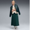 633438 75 T7 WOVEN MIDI SKIRT