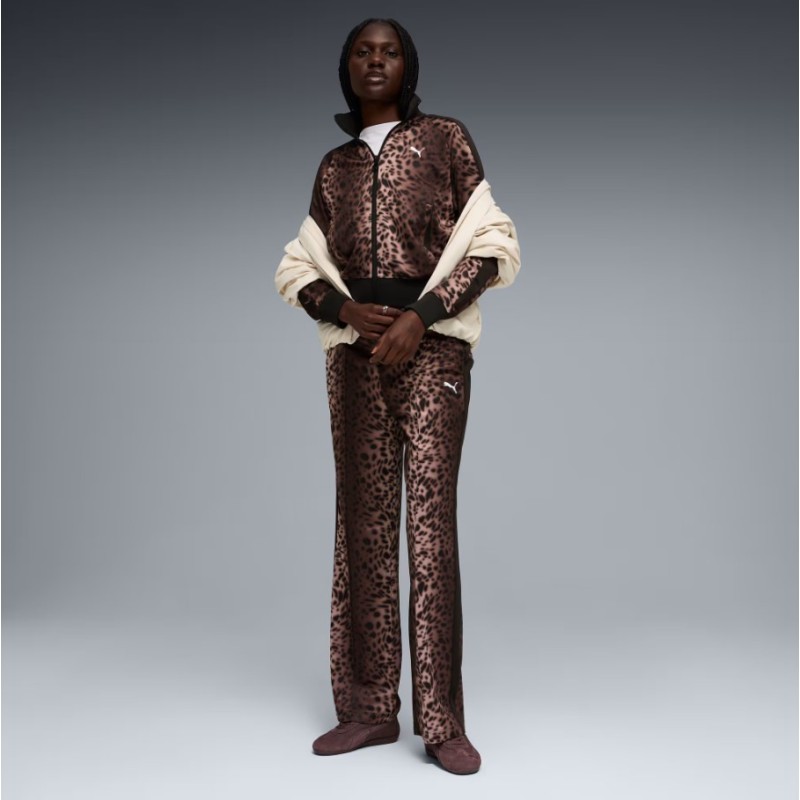 634564 01 LEO LUXE AOP TRACK PANTS OP