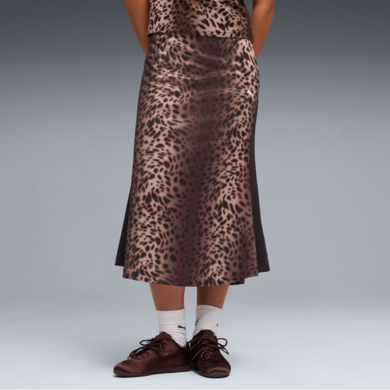 634565 01 T7 LEO LUXE AOP MIDI SKIRT